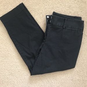 LOFT Riviera black crop pants